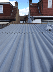 Asbestos Garage Roof