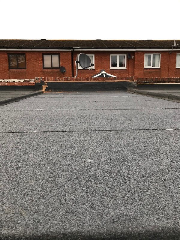Asbestos garage roof replacement