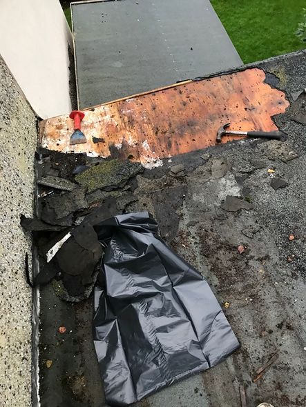 Flat roof work