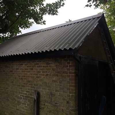 Asbestos Garage Roof