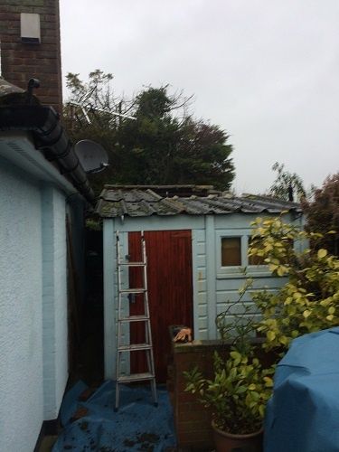 Asbestos Garage Roof