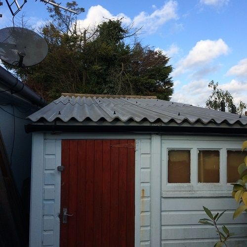 Asbestos Garage Roof