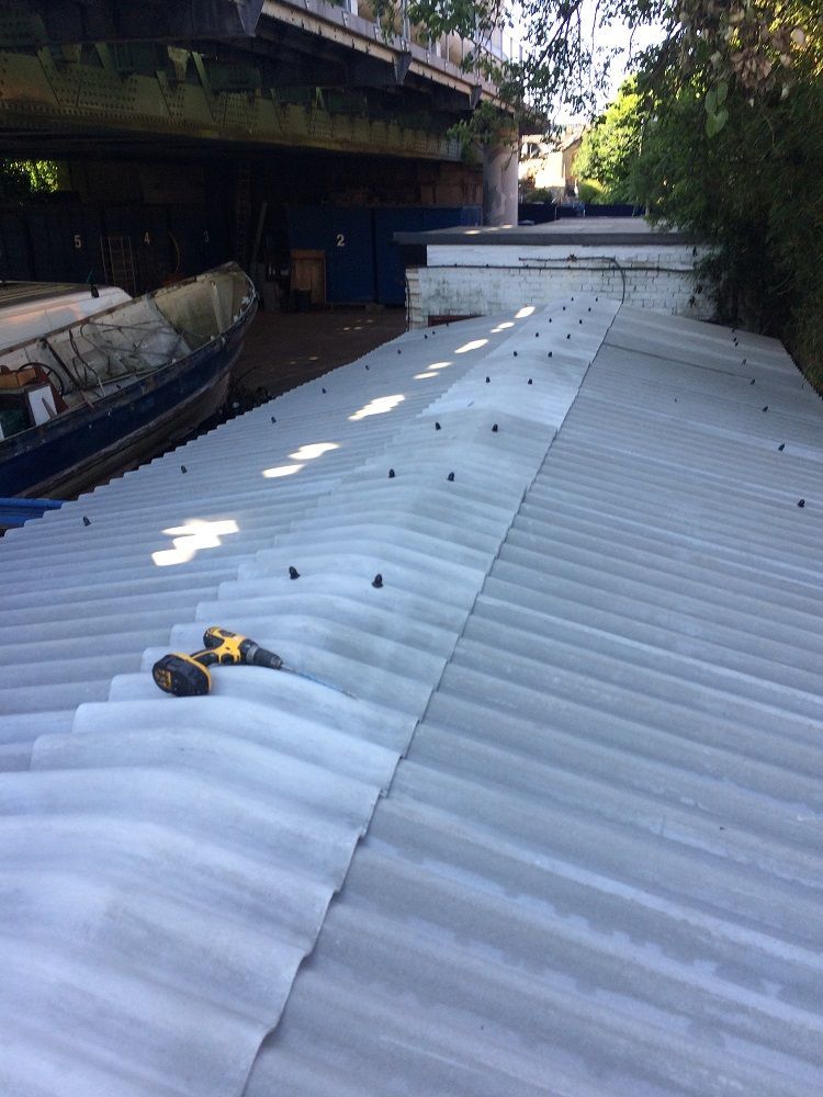 Asbestos Roof repair